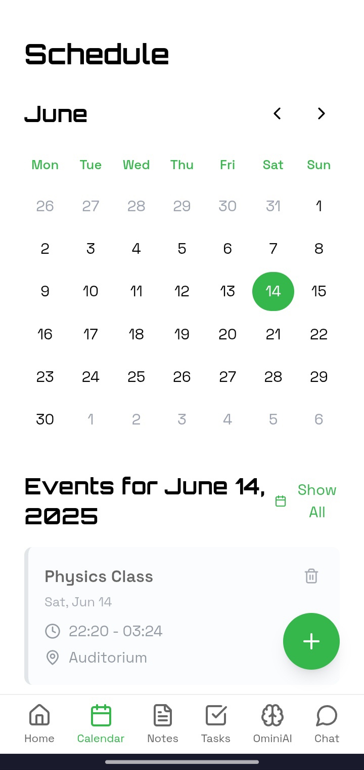 Intuitive Calendar & Scheduler mobile screenshot
