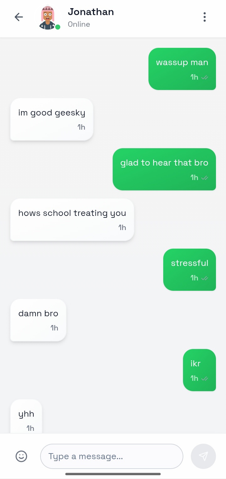 Built-in Chat System mobile screenshot