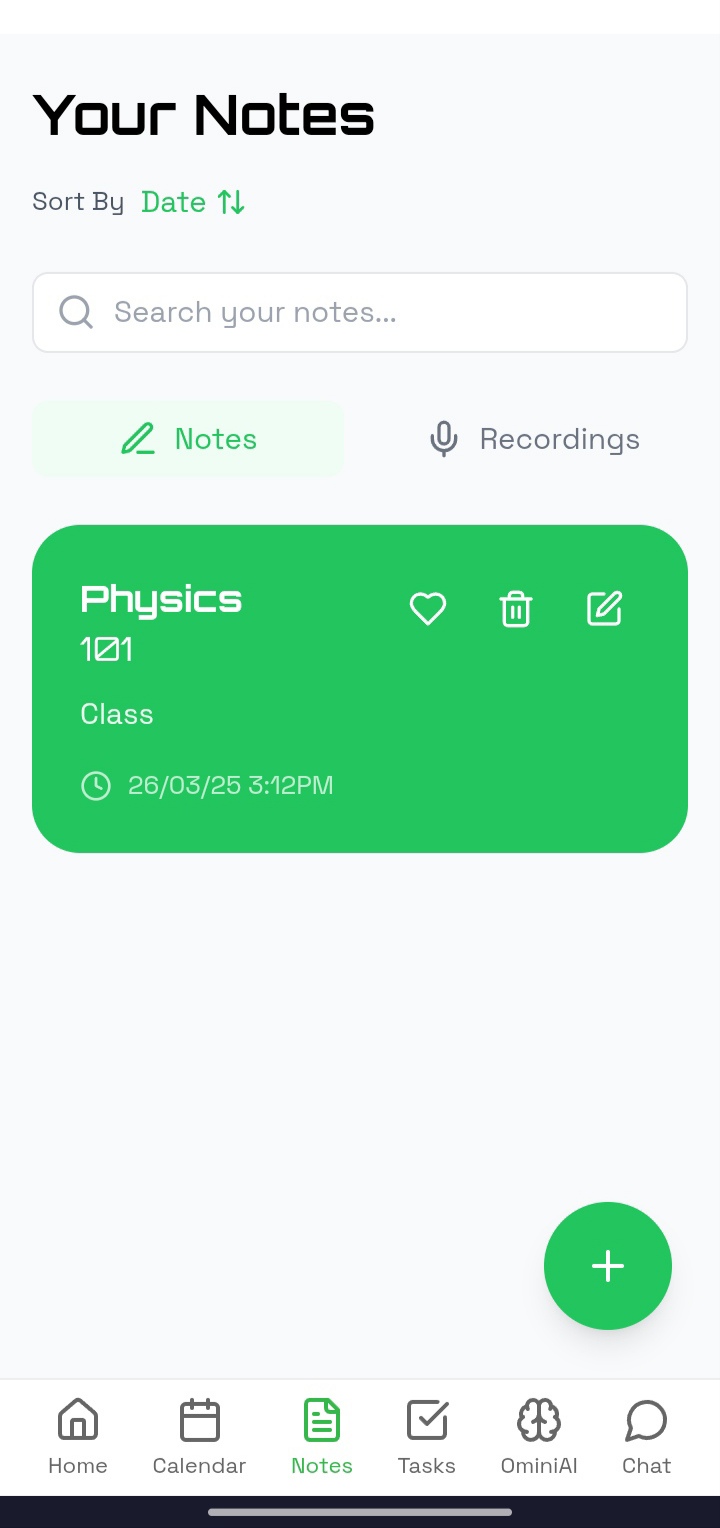 Smart Notes & Voice Recording mobile screenshot